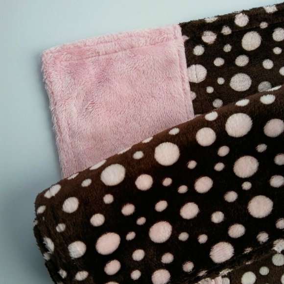 Baby Blanket & Wipe Set - Handcrafted - Minky - Picture 4 of 5